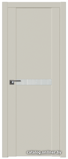 

Межкомнатная дверь ProfilDoors 2.01U 80x200 (магнолия сатинат, стекло белый лак)