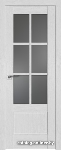 

Межкомнатная дверь ProfilDoors 103XN R 80x200 (монблан, стекло графит)