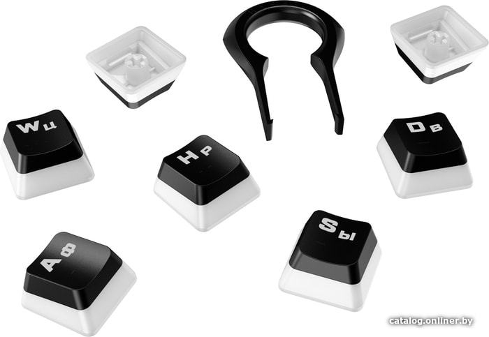 

Набор кейкапов HyperX Pudding Keycaps (черный, с кириллицей)