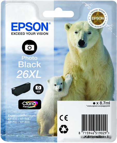 

Картридж Epson C13T26314010