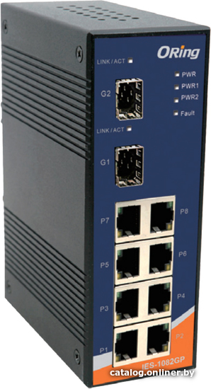 

Неуправляемый коммутатор ORing IES-1082GP