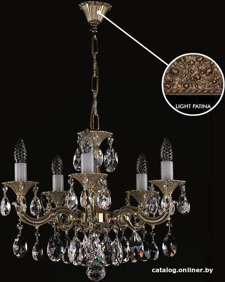 

Подвесная люстра ArtGlass Jarmila V. Light Patina
