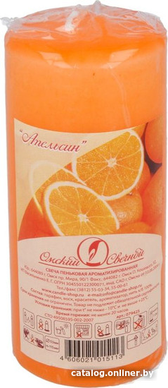 

Свеча Омский Свечной Апельсин 079425