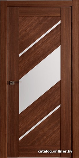 

Межкомнатная дверь IstokDoors Диагональ-3 ДЧ 80x200 (каштан мелинга/светлое стекло)