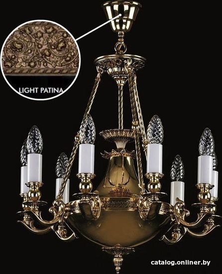 

Подвесная люстра ArtGlass Dafne Complet Light Patina