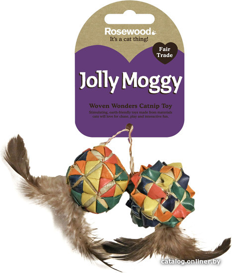 

Игрушка для кошек Rosewood Кубики с перьями 11055/RW