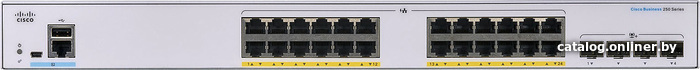 

Управляемый коммутатор 3-го уровня Cisco CBS250-24FP-4X
