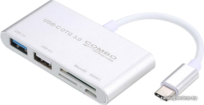 

Док-станция USBTOP USB3.1 Type-C - USB2.0/USB3.0/microUSB/TF/SD