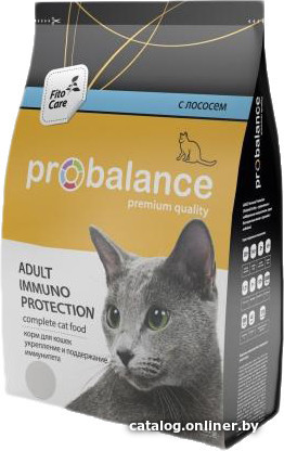 

Сухой корм для кошек Probalance Immuno Salmon 0.4 кг