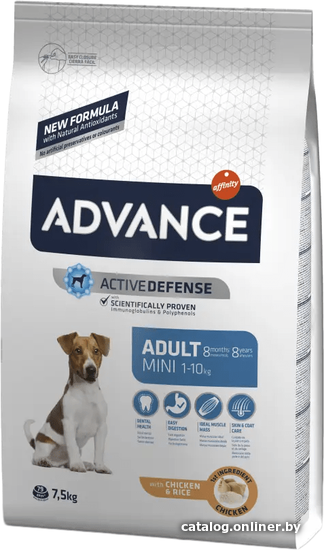 

Сухой корм для собак Advance Adult Mini 7.5 кг