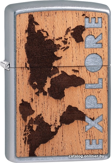 

Зажигалка Zippo Woodchuck Street Chrome 49171
