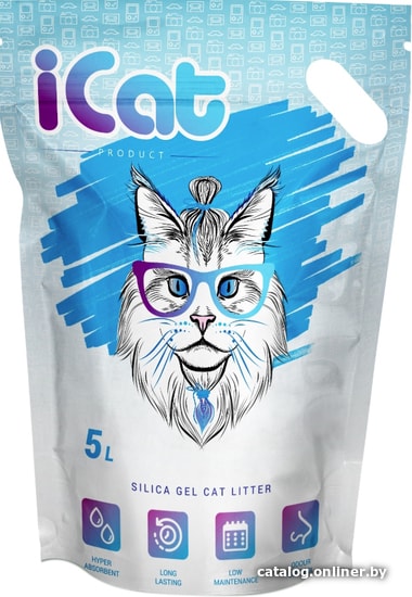 

Наполнитель для туалета iCat без ароматизатора 5 л