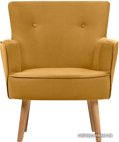 

Интерьерное кресло Divan Чарли Velvet Yellow (велюр, желтый)