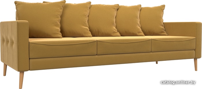 

Диван Mebelico Картес 109004 (микровельвет, желтый)