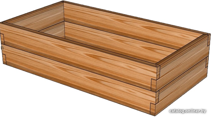 

Ящик для рассады Terra Высокая грядка из лиственницы 150x75x28