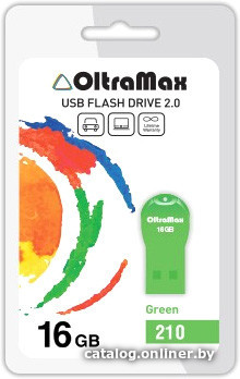 

USB Flash Oltramax 210 16GB (зеленый) [OM-16GB-210-Green]