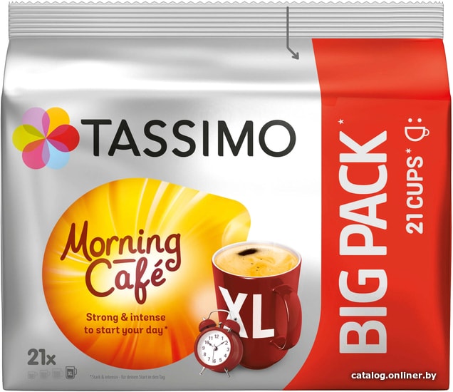 

Кофе в капсулах Tassimo Morning Cafe XL 21 шт