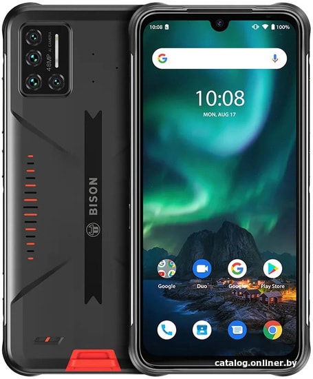 

Смартфон Umidigi Umidigi Bison 8GB/128GB (черный/оранжевый)