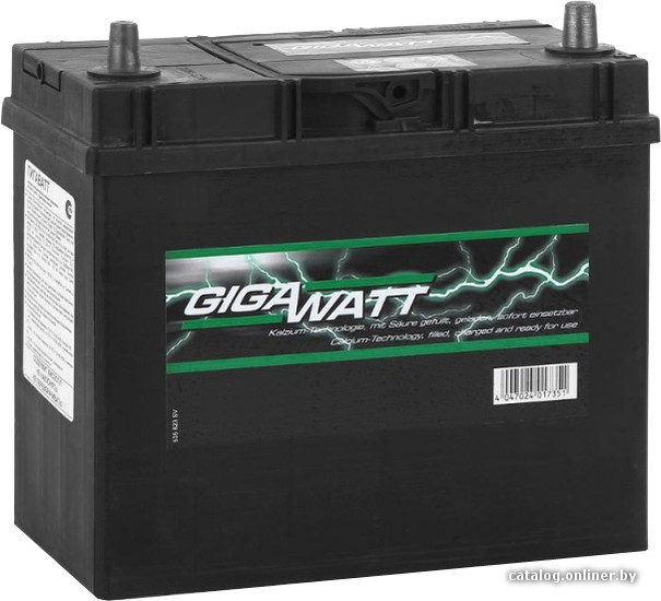 

Автомобильный аккумулятор GIGAWATT JL (60 А·ч)
