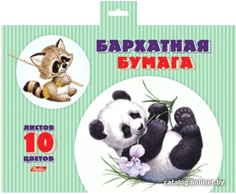 

Набор цветной бумаги Hatber Милые пушистики 10Ббх5-13332
