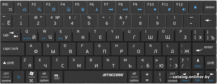 

Клавиатура Jet.A SlimLine K7 BT (черный)
