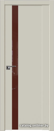 

Межкомнатная дверь ProfilDoors 62U 60x200 (магнолия сатинат, стекло коричневый лак)