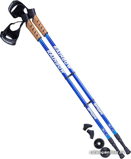 

Палки для скандинавской ходьбы Berger Rainbow 77-135 (синий)