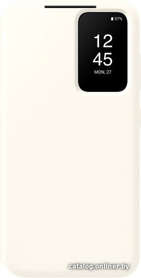 

Чехол для телефона Samsung Smart View Wallet Case S23 (кремовый)