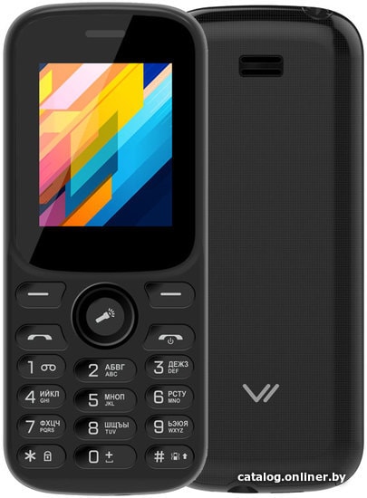 

Кнопочный телефон Vertex M124 (черный)