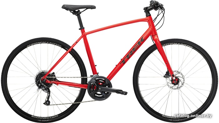 

Велосипед Trek FX 2 Disc M 2022 (красный)