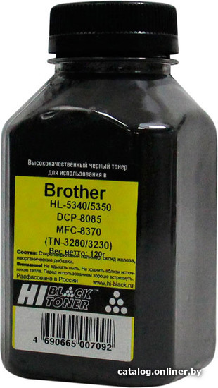 

Тонер Hi-Black для Brother HL-5340/5350/DCP-8085/MFC-8370 (TN-3280/3230) 120 г