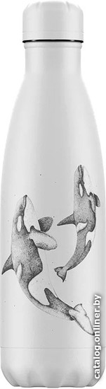 

Термос Chilly's Bottles Sea Life Orca 0.5 л (белый)