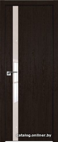 

Межкомнатная дверь ProfilDoors 6ZN 90x200 (дарк браун/стекло перламутровый лак)