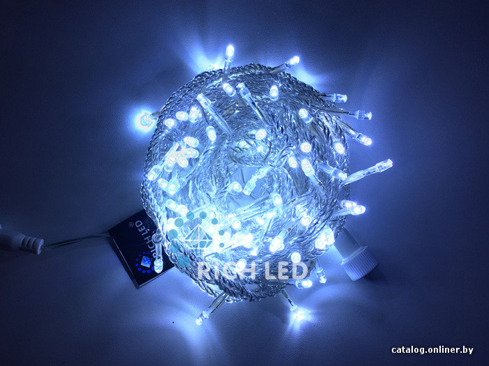 

Новогодняя гирлянда Rich Led Нить RL-S10C-220V-T/W 10м (белый)