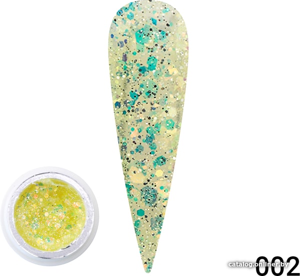 

Гель Global Fashion Diamond Painting Glitter Gel (тон 02 ) 5 г