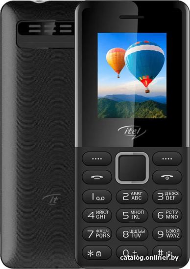 

Кнопочный телефон Itel IT2163N (черный)