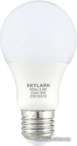 

Светодиодная лампочка Sky Lark Simple A60 E27 9 Вт 3000 К