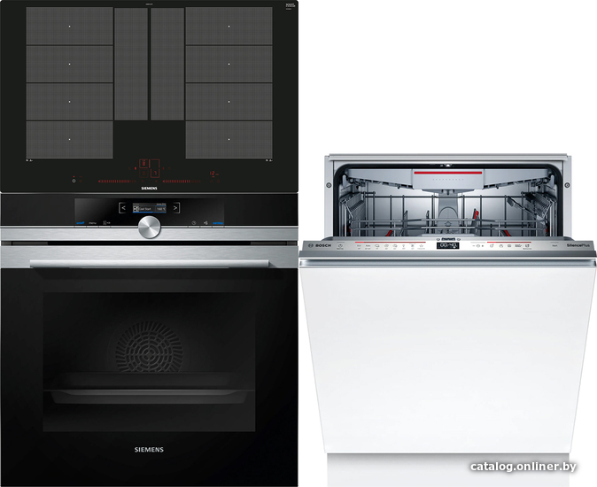 

Комплект встраиваемой техники Siemens HB672GBS1 + EX801LYC1E + Bosch SMV6ECX51E