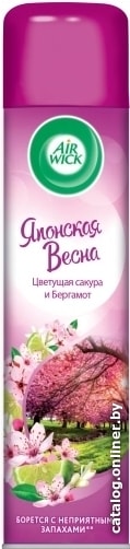 

Освежитель воздуха Air Wick Японская весна 290 мл (цветущая сакура и бергамот)