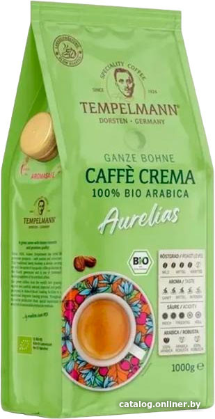 

Кофе Tempelmann Aurelias Caffe Crema зерновой 1 кг
