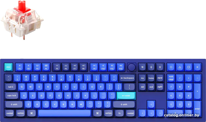 

Клавиатура Keychron Q6 RGB Q6-O1-RU (Gateron G Pro Red)