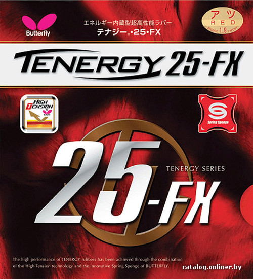 

Накладка на ракетку Butterfly Tenergy 25 FX