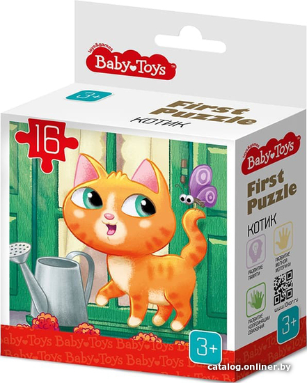 

Мозаика/пазл Baby Toys First Puzzle. Котик 04146