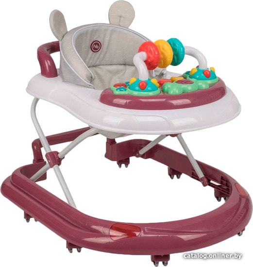 

Ходунки Happy Baby Smiley V2 (бордовый)