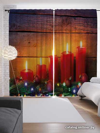 

Комплект штор JoyArty Праздничные свечи 1.45x2.65 м p_21507_145x265 (2 шт)