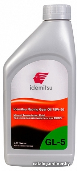 

Трансмиссионное масло Idemitsu Racing 75W-90 0.946л