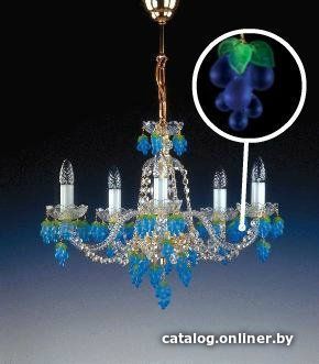 

Подвесная люстра ArtGlass Gizela V. Vino Dark Blue St
