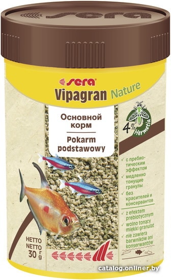 

Сухой корм Sera Vipagran Nature 30 г