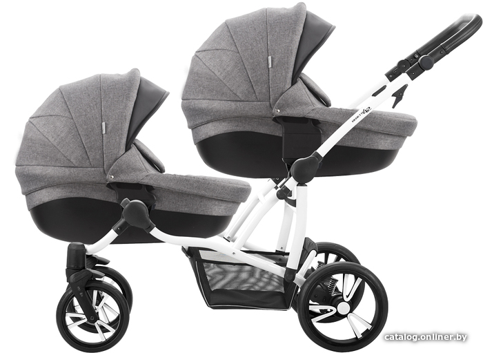 

Универсальная коляска BEBETTO Bebetto42 Comfort (2 в 1, 195, белая рама)