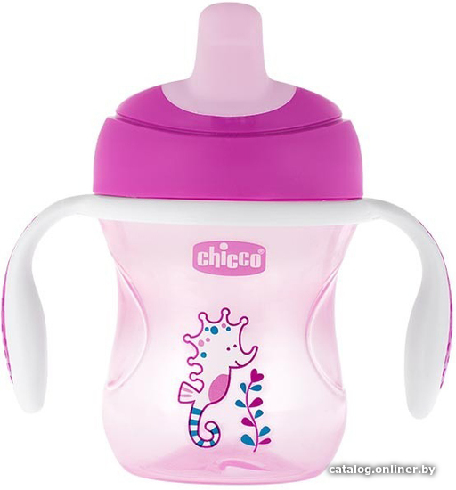 

Поильник Chicco Transition Cup 00006921100000 (200 мл, розовый)